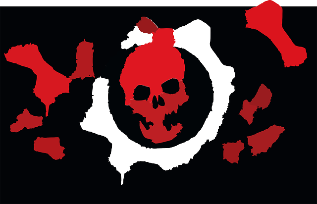 Free Skull Danger vector and picture